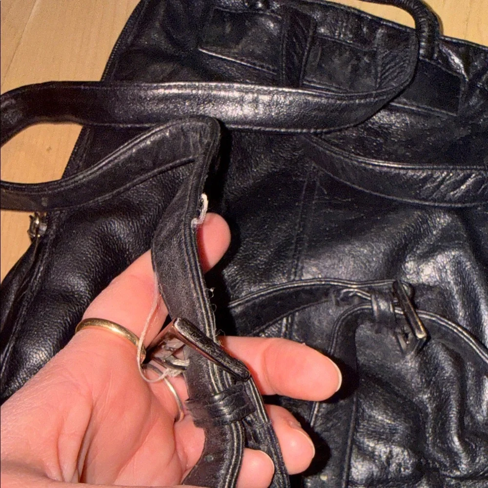 ✨ Pelle Studio Genuine Leather Mini‎ Backpack Purse - Buttery Soft Black ✨